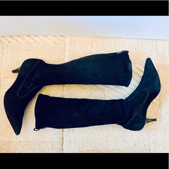 Cole Haan Shoes - Cole Haan Black Suede Pull On Sock Style Boot  7.5